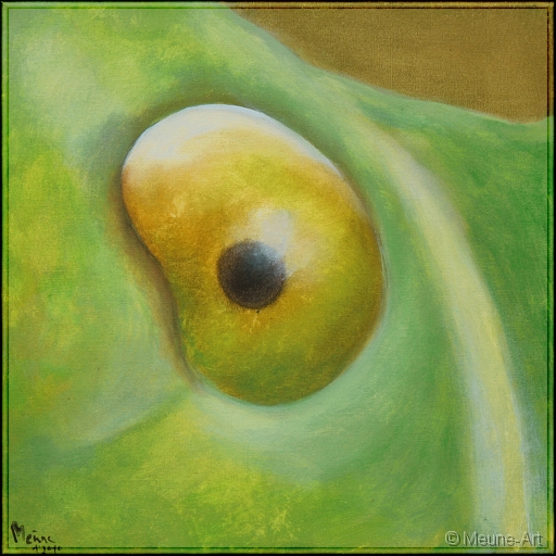 Augenblick eines Heupferds Acryl auf Leinwand;
30 x 30 cm